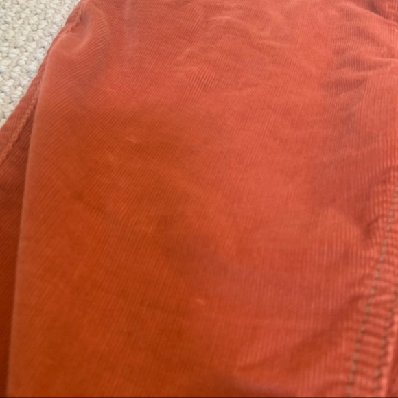 Free People Corduroy Rust Orange Pants Size 26 - Picture 5 of 11